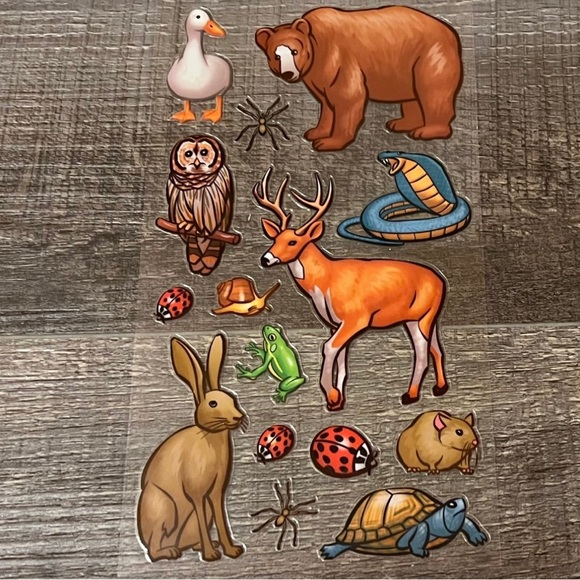 💞 New Forest Animal Scrapbook Craft Stickers - Picture 1 of 2